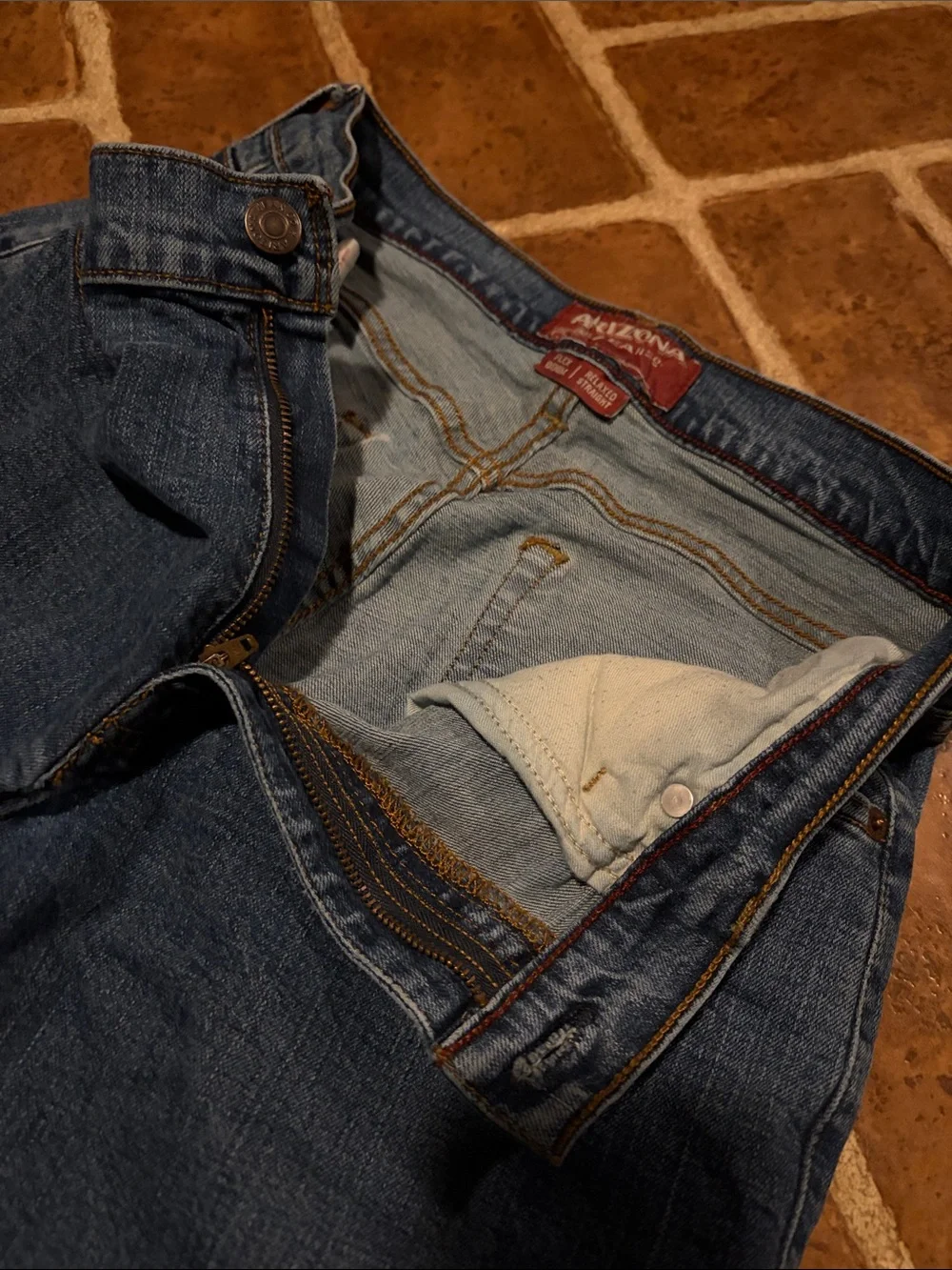 Arizona Jeans Company Classic Men's Blue Denim Jeans